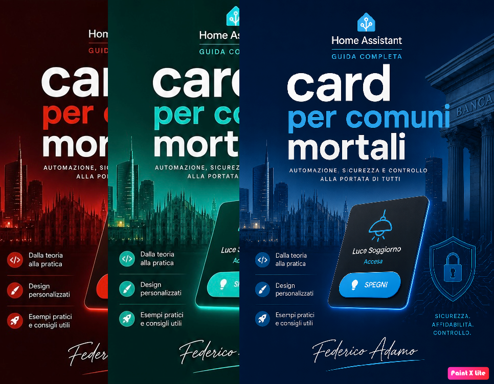 Home Assistant. Card per comuni mortali Volume 1, 2, 3